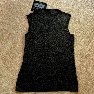 Brand new black and gold Iman pullover sweater